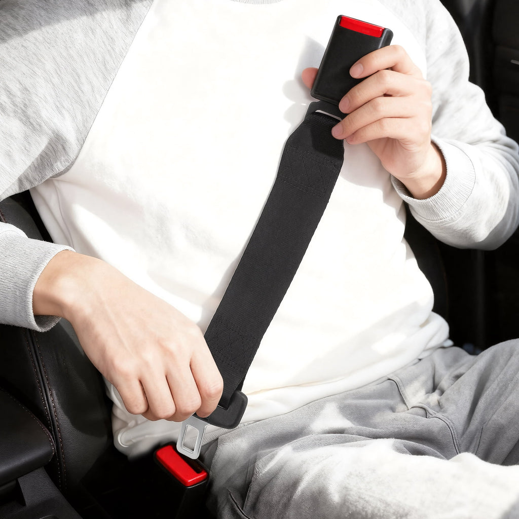 YTAKY Seat Belt Extender , 14-inch 2 Pack for Cars Universal Seat Belt Car Buckle Extension Buckle Up (7/8" Tongue Width)
